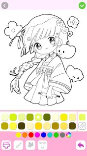 Cute Drawing – Аниме раскраски 1.173. Скриншот 6