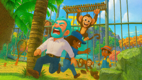 I Am Zoo Monkey Life Simulator 1.05. Скриншот 6