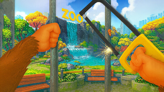 I Am Zoo Monkey Life Simulator 1.05. Скриншот 31
