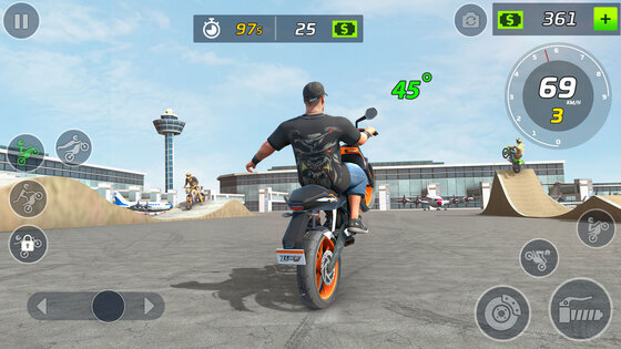 Moto Bike Stunt Wheelie Game 1.2. Скриншот 17