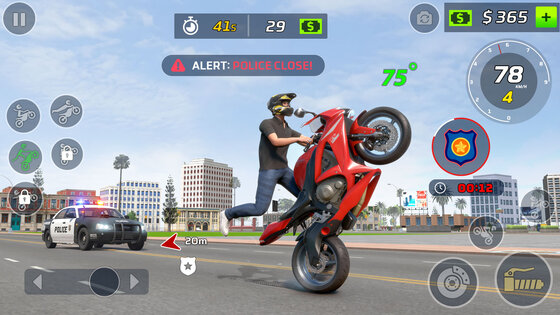 Moto Bike Stunt Wheelie Game 1.2. Скриншот 20