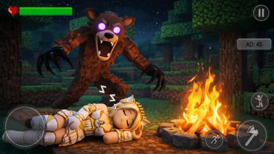 Forest Survival in Wild Nights 0.2. Скриншот 3