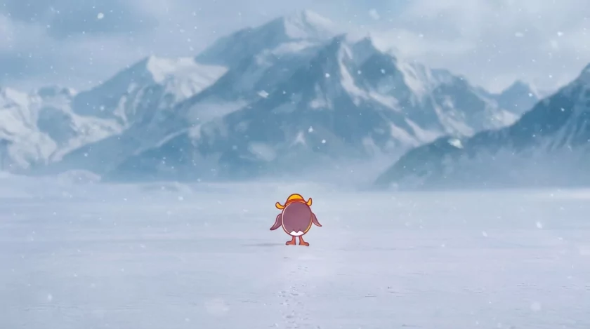 «Смешарики» воссоздали мем про пингвина-нигилиста — с Пином