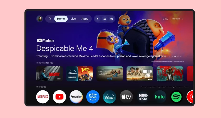 Новая версия Google TV добавляет «Историю жалоб» и устраняет некоторые проблемы