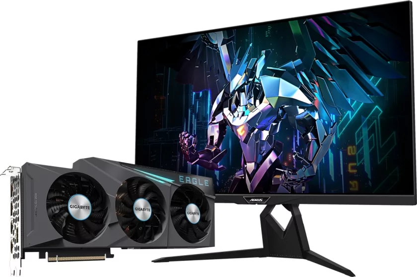 Видеокарта в наборе с монитором