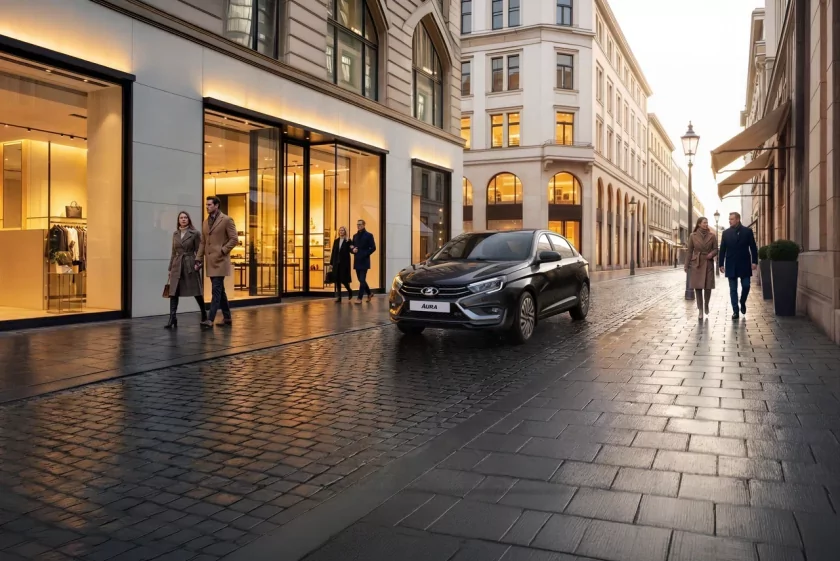 В России стартовали продажи LADA Aura 2026 модельного года с мультимедийкой EnjoY