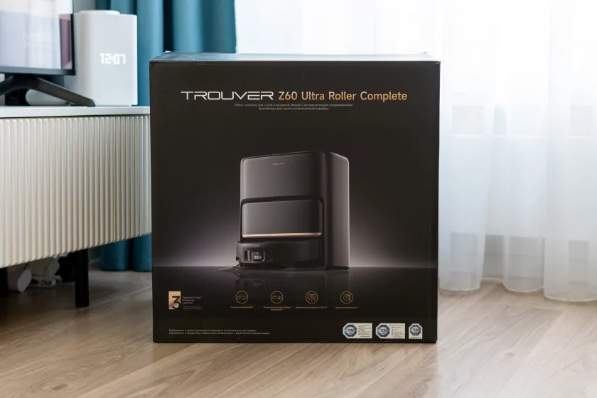 Этот робот-пылесос убирает лучше меня. Обзор TROUVER Z60 Ultra Roller Complete — честный опыт — Комплект поставки. 1