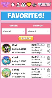 Rate My OC 1.0.9. Скриншот 14
