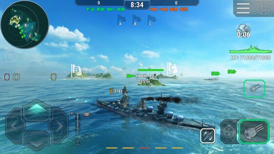 Warships Universe Naval Battle 0.8.3. Скриншот 15