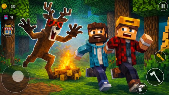 Survival in Forest Wild Nights 1.3. Скриншот 19