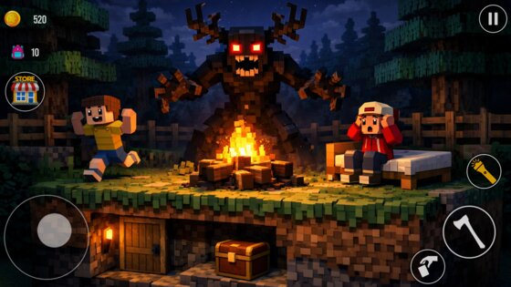 Survival in Forest Wild Nights 1.3. Скриншот 21