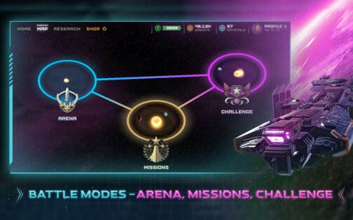 Galaxy Arena Space Battle 1.1.31. Скриншот 14