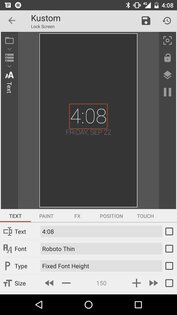 KLCK Kustom Lock Screen Maker 3.81b530515. Скриншот 2