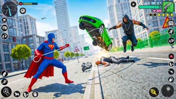 Spider Rope Hero Rescue City 2.0. Скриншот 4