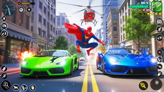 Spider Rope Hero Rescue City 2.0. Скриншот 5