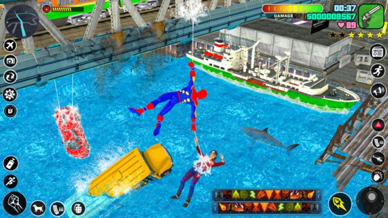 Spider Rope Hero Rescue City 2.0. Скриншот 6