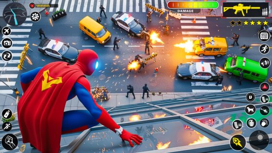 Spider Rope Hero Rescue City 2.0. Скриншот 18