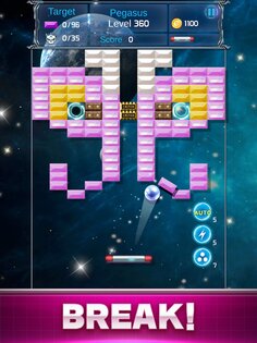 Brick Breaker: Space Outlaw 1.1.17. Скриншот 17