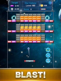 Brick Breaker: Space Outlaw 1.1.17. Скриншот 18