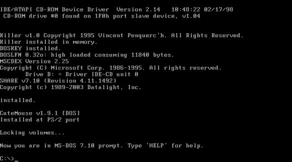 Вокруг OCей — MS-DOS