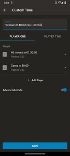 Chess Clock 1.2.2. Скриншот 3