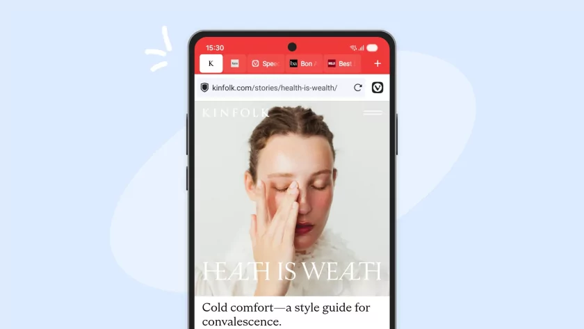 В Vivaldi 7.8 для смартфонов появились закрепленные вкладки и панель конфиденциальности