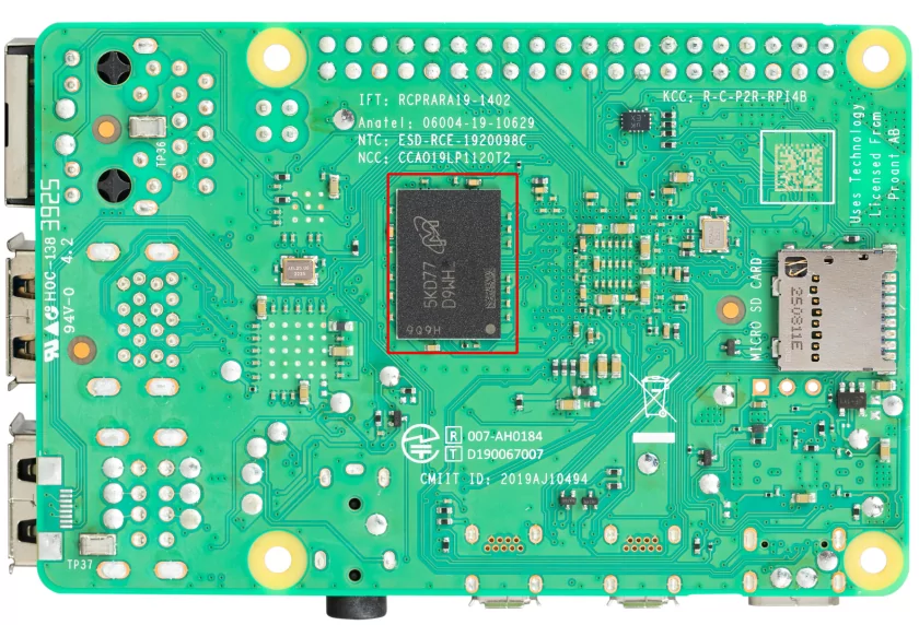 Представлена версия Raspberry Pi 4 с двумя модулями DRAM