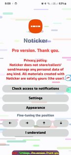 Noticker 1.0.59. Скриншот 3