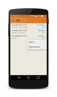 Журнал расходов 1.28.4. Скриншот 5