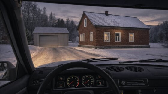 My First Winter Car 0.1.3. Скриншот 7