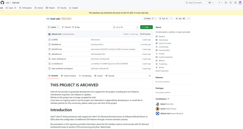 Intel отказывается от программы платной разблокировки функций для своих процессоров