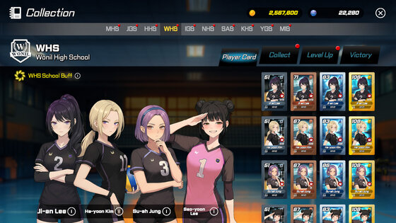Volley Girls: High School Story 1.14.3. Скриншот 16
