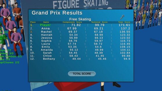 Figure Skating Legends 2.5. Скриншот 3