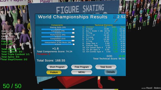 Figure Skating Legends 2.5. Скриншот 5