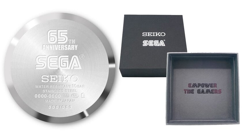 Sega объединилась с Seiko для создания лимитированных часов на 65-летие компании