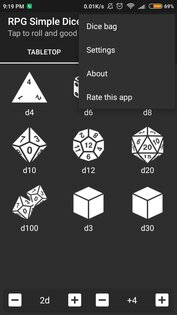 RPG Simple Dice 1.12.0. Скриншот 4