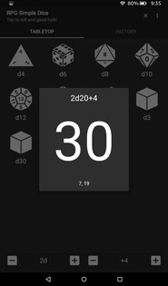 RPG Simple Dice 1.12.0. Скриншот 9