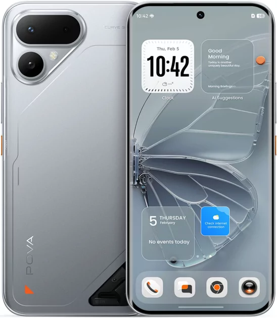 Tecno представила Pova Curve 2 5G с нестандартным дизайном и батареей 8000 мАч