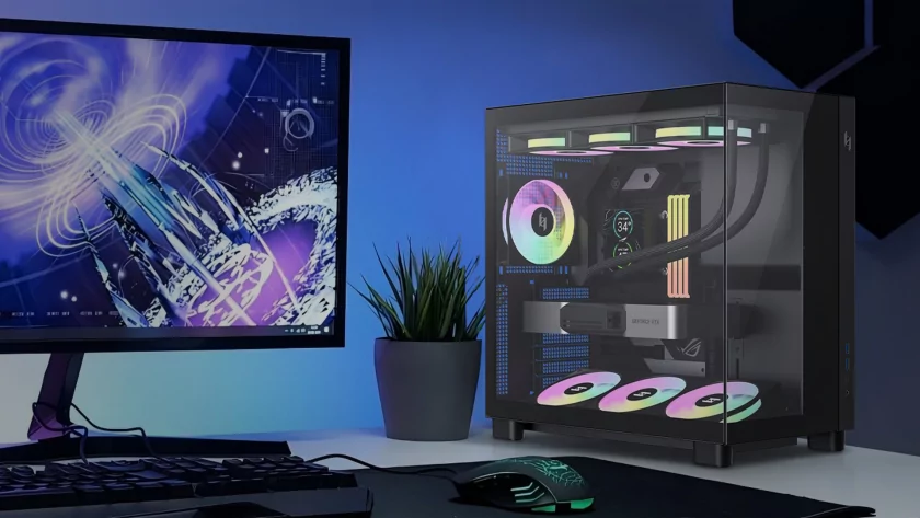 GAMEMAX представила NEX C53: панорамный корпус с поддержкой плат с обратным подключением питания