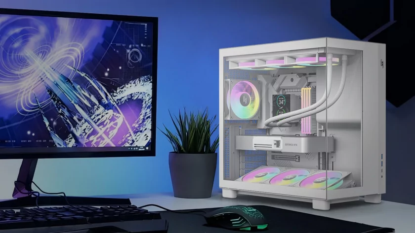 GAMEMAX представила NEX C53: панорамный корпус с поддержкой плат с обратным подключением питания