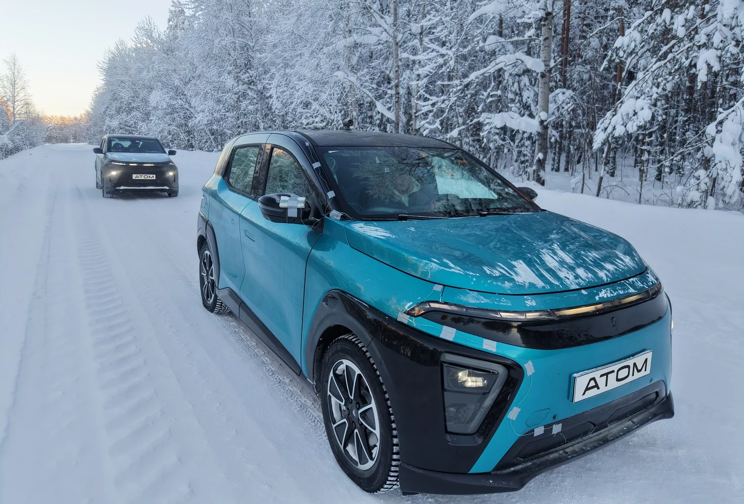 Атом испытали в суровых условиях Сургута: российский электрокар преодолел 1500 км при -42°С