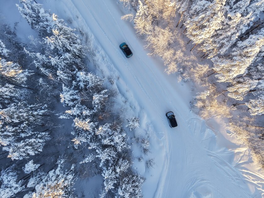 Атом испытали в суровых условиях Сургута: российский электрокар преодолел 1500 км при -42°С