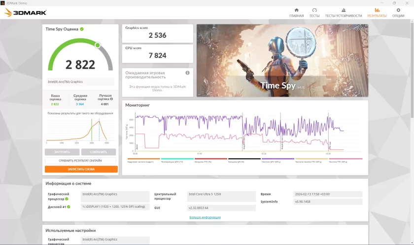 Тонкий и легкий, но прочный ноутбук: обзор «рабочей машинки» HONOR MagicBook X16 2026 — Производительность. 40