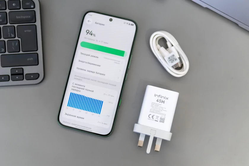 Недорогой смартфон с долгоиграющей батареей: обзор Infinix NOTE Edge — Автономность и зарядка. 2
