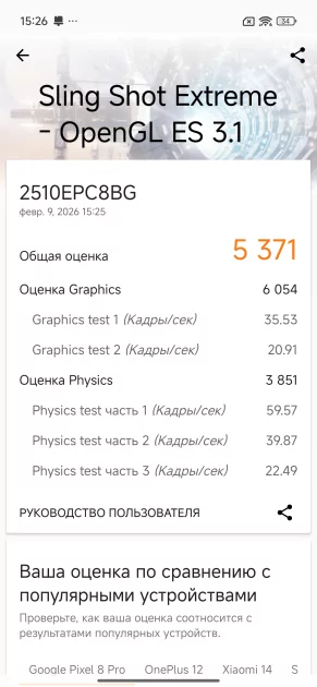 Быстрая зарядка, добротный чип и ёмкая батарея: обзор POCO M8 Pro 5G — Производительность и тесты. 9