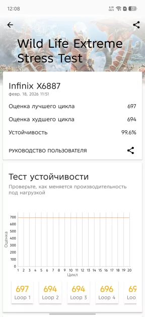 Недорогой смартфон с долгоиграющей батареей: обзор Infinix NOTE Edge — Производительность и тесты. 15