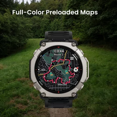 Amazfit выпустила титановые часы T-Rex Ultra 2 для экстремальных условий с автономностью до 30 дней