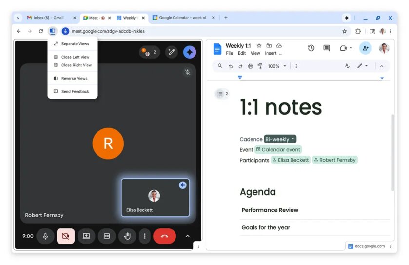 Разделённый экран, подпись PDF и сохранение на «Диск»: Google обновила Chrome