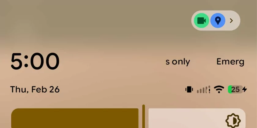 В Android 17 Beta 2 изменились индикаторы доступа к камере, микрофону и геолокации