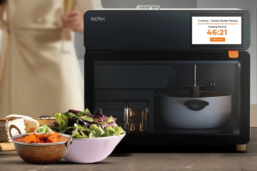 Представлен робот-повар Nosh One: он умеет готовить более 500 блюд из 11 кухонь мира